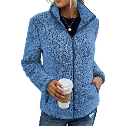 Chaqueta Invierno Mujer Forro Polar Cálido