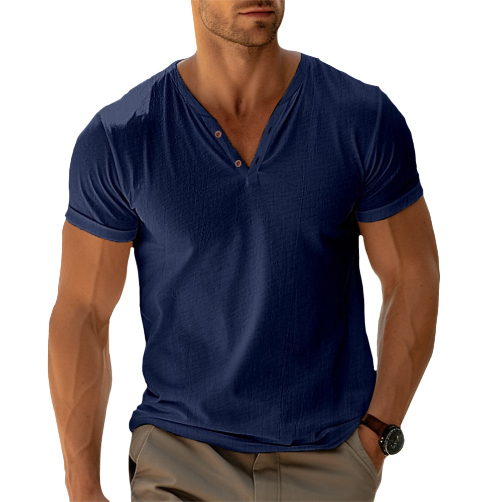 Camiseta Hombre Cuello V Clásica