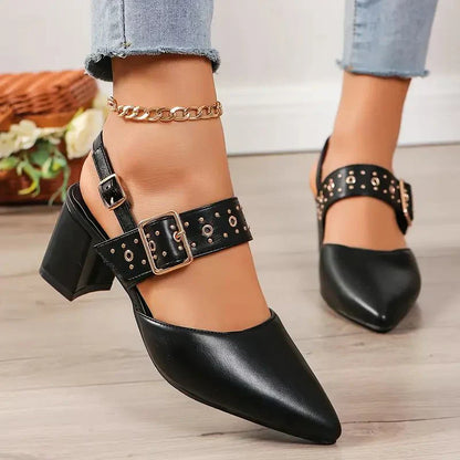 Sandalias Tacón Alto Elegantes Mujer