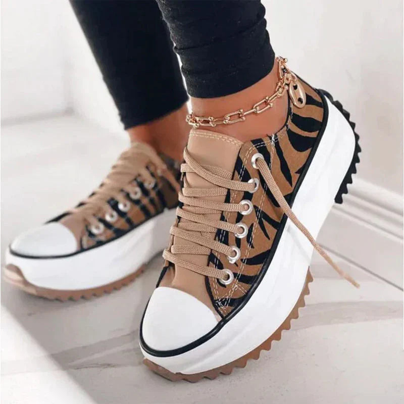 Zapatillas Mujer Plataforma Alto Moda
