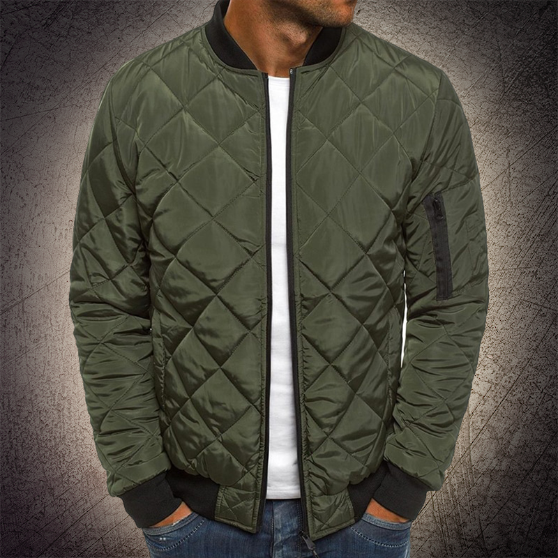 Cazadora bomber ligero y cálido para hombre