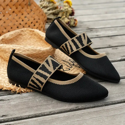 Zapatillas Bailarinas con Cintas Elásticas