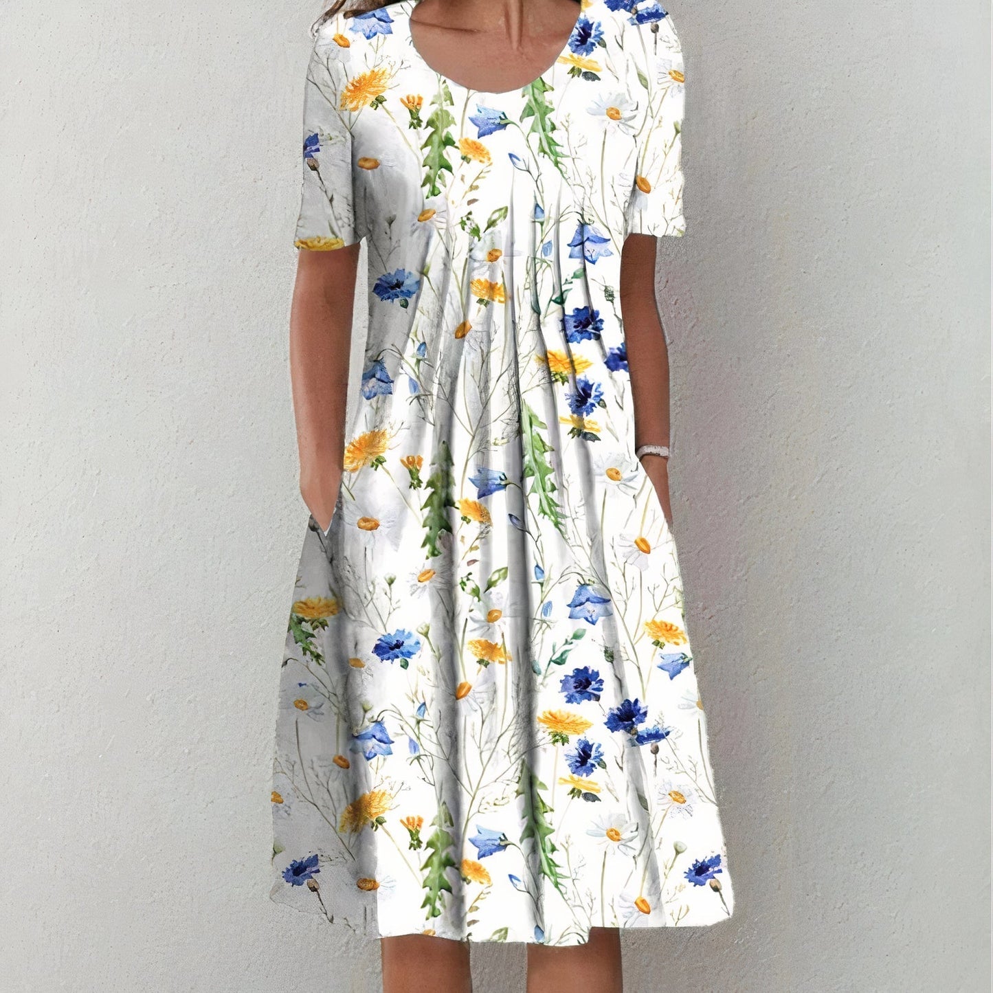 Vestido Algodón Femenino Elegante