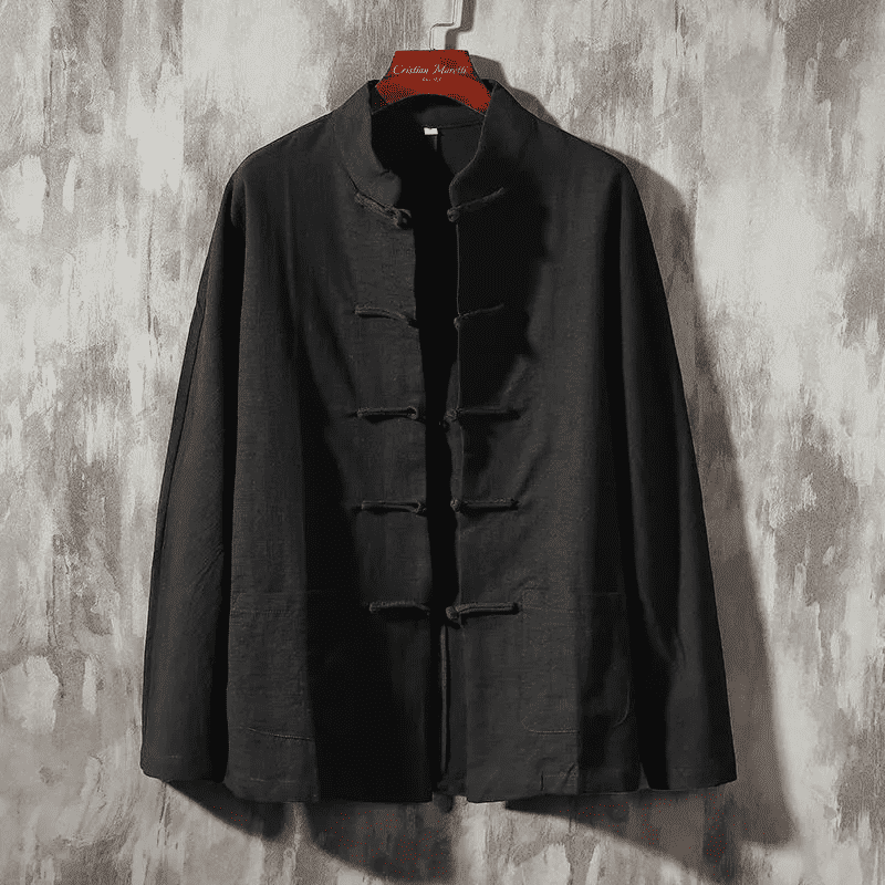 Camisa Lino Ligera Estilo Oriental