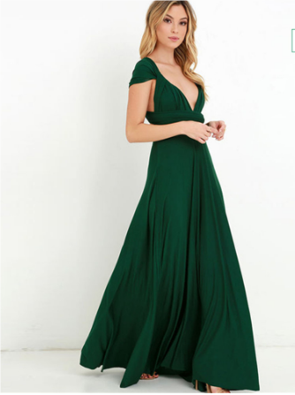 Vestido Largo Elegante Espalda Abierta Mujer