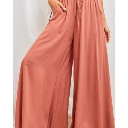 Pantalones anchos frescos para mujer verano