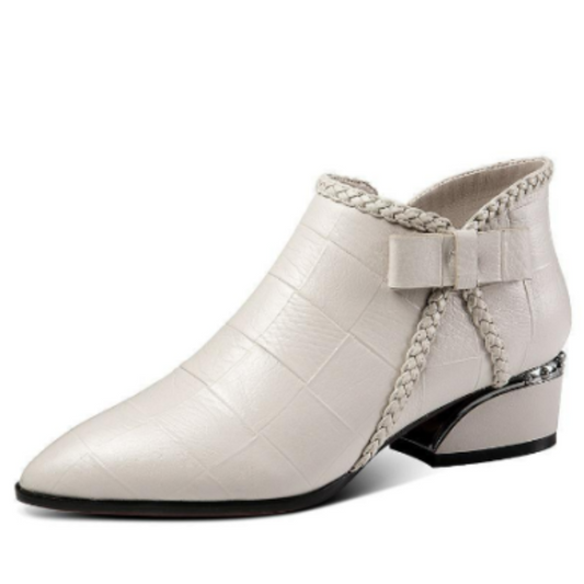 Botas Mujer Tacón Bajo Elegantes - Vestiria