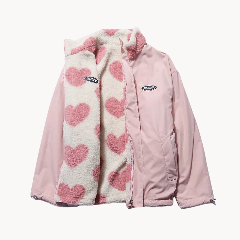 Chaqueta Mujer Corazón Doble Cara Romántica - Vestiria