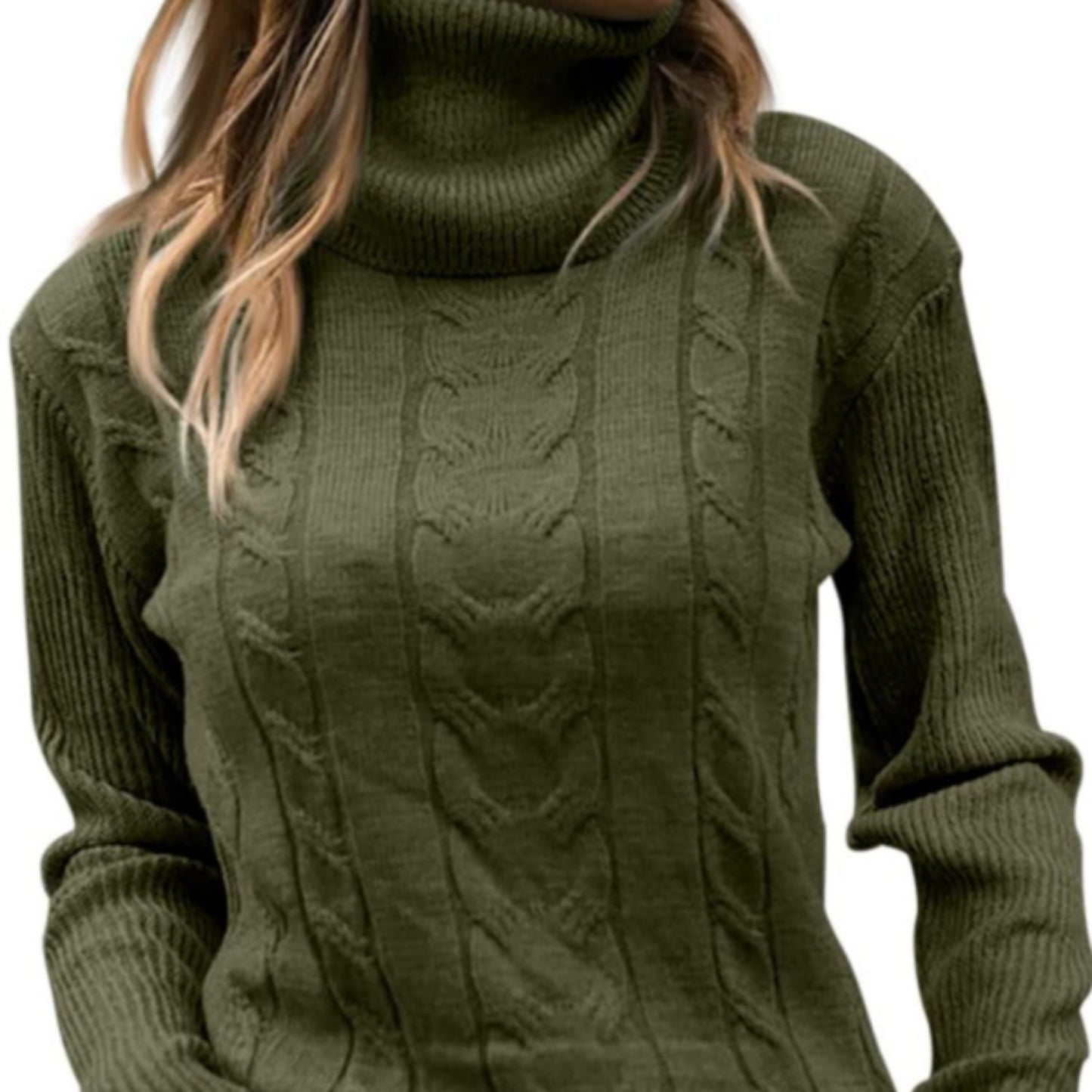 Jerséis Mujer Cuello Alto Abrigadores