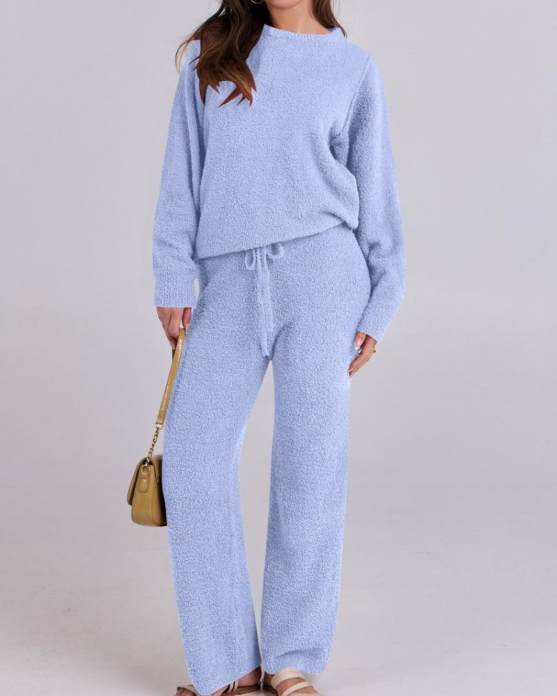 Conjunto Jersey y Pantalón Polar Abrigado