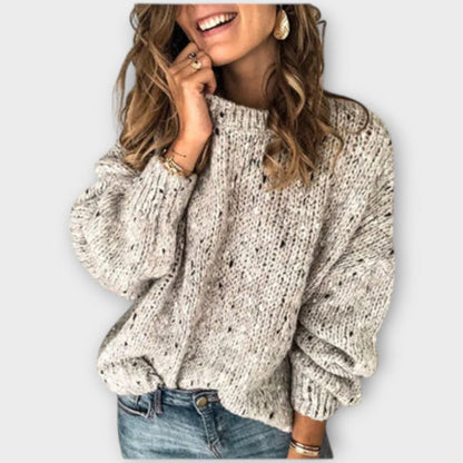Jersey Mujer Invierno Cuello Redondo Manga Larga - Vestiria