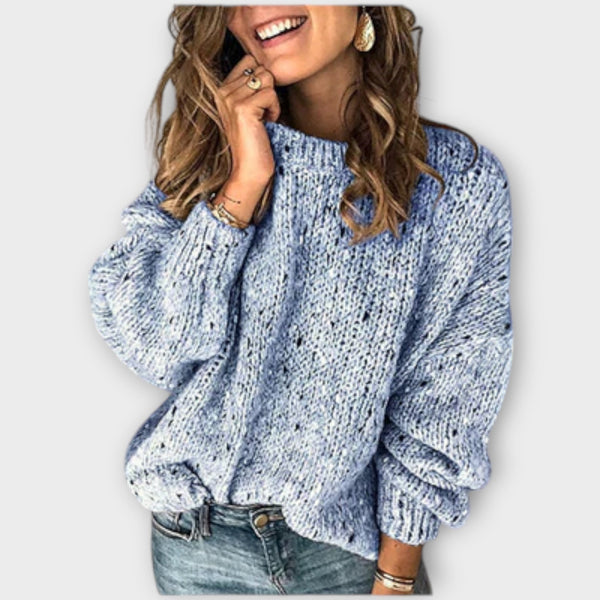Jersey Mujer Invierno Cuello Redondo Manga Larga