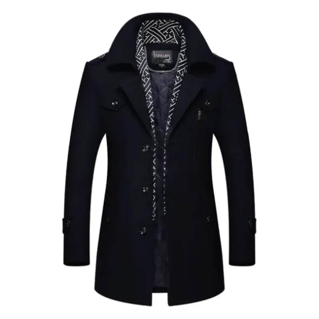 Abrigo Hombre Largo Clásico Elegante - Vestiria