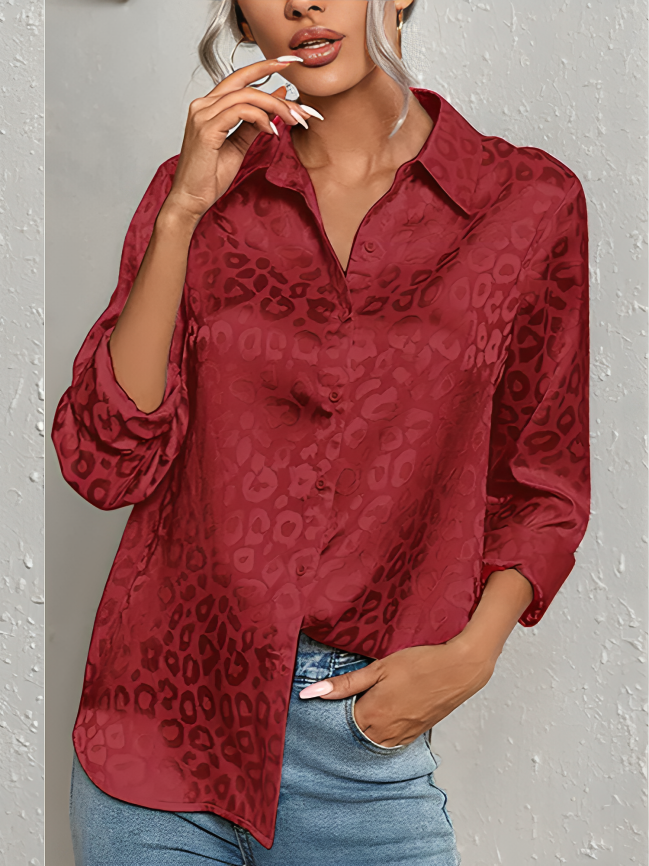 Blusa Polo Mujer Estampado Animal