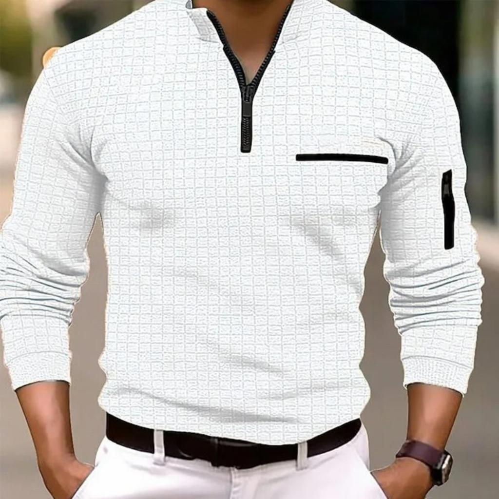 Camisa Cuadros Estilosa Manga Larga