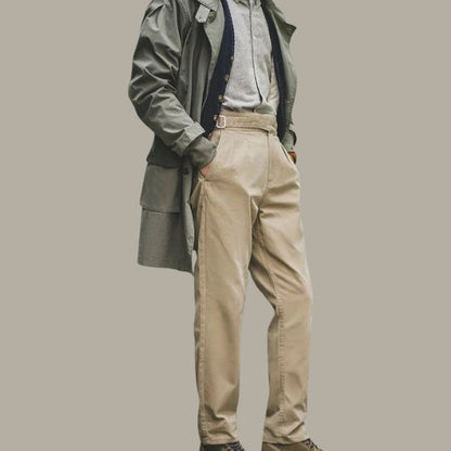 Pantalones Hombre Pliegues Clásicos - Vestiria