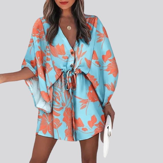 Vestido Boho Chic Floral Estampado - Vestiria