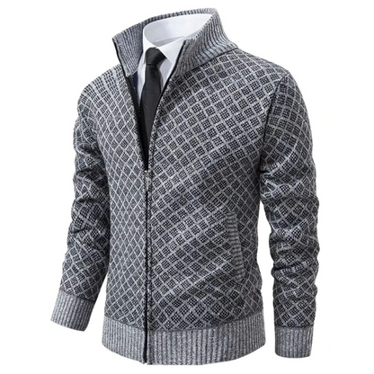 Camiseta Hombre Estampado Clásico Cremallera