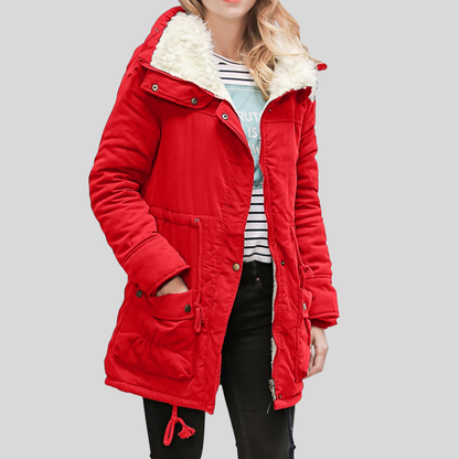 Abrigo Parka Forro Polar Cálido