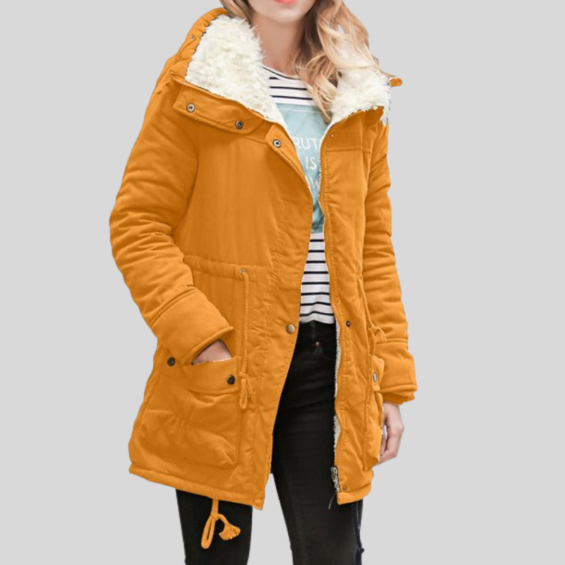 Abrigo Parka Forro Polar Cálido