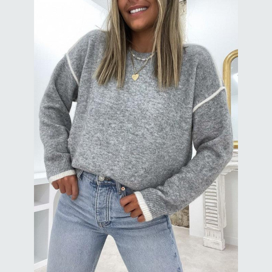 Jerséis Mujer Cuello Redondo Clásico - Vestiria