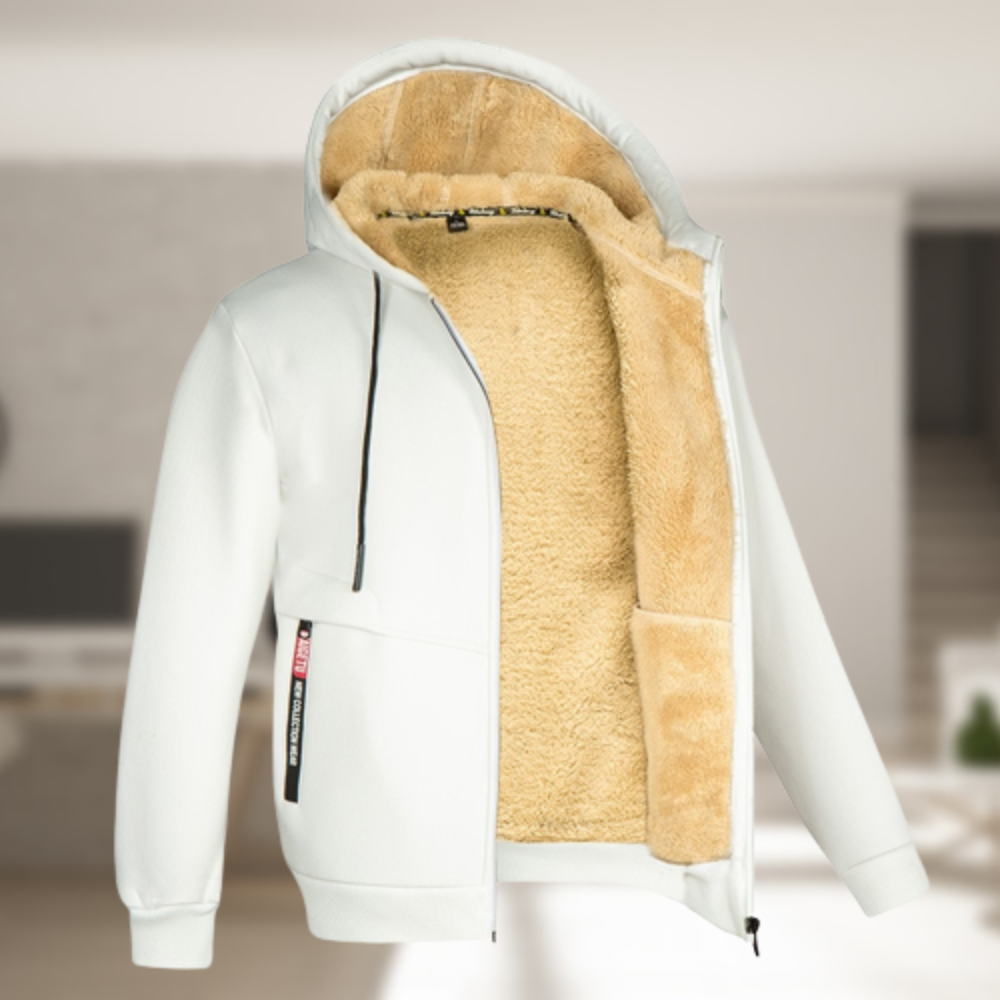 Chaqueta Invierno Abrigada con Capucha Suave