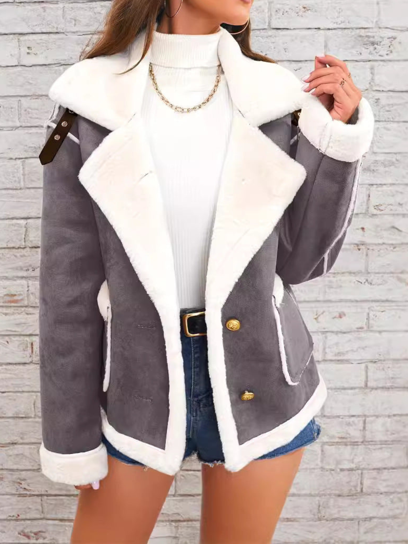 Abrigo Oversize Peludo Suave y Cálido - Vestiria