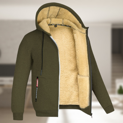 Chaqueta Invierno Abrigada con Capucha Suave