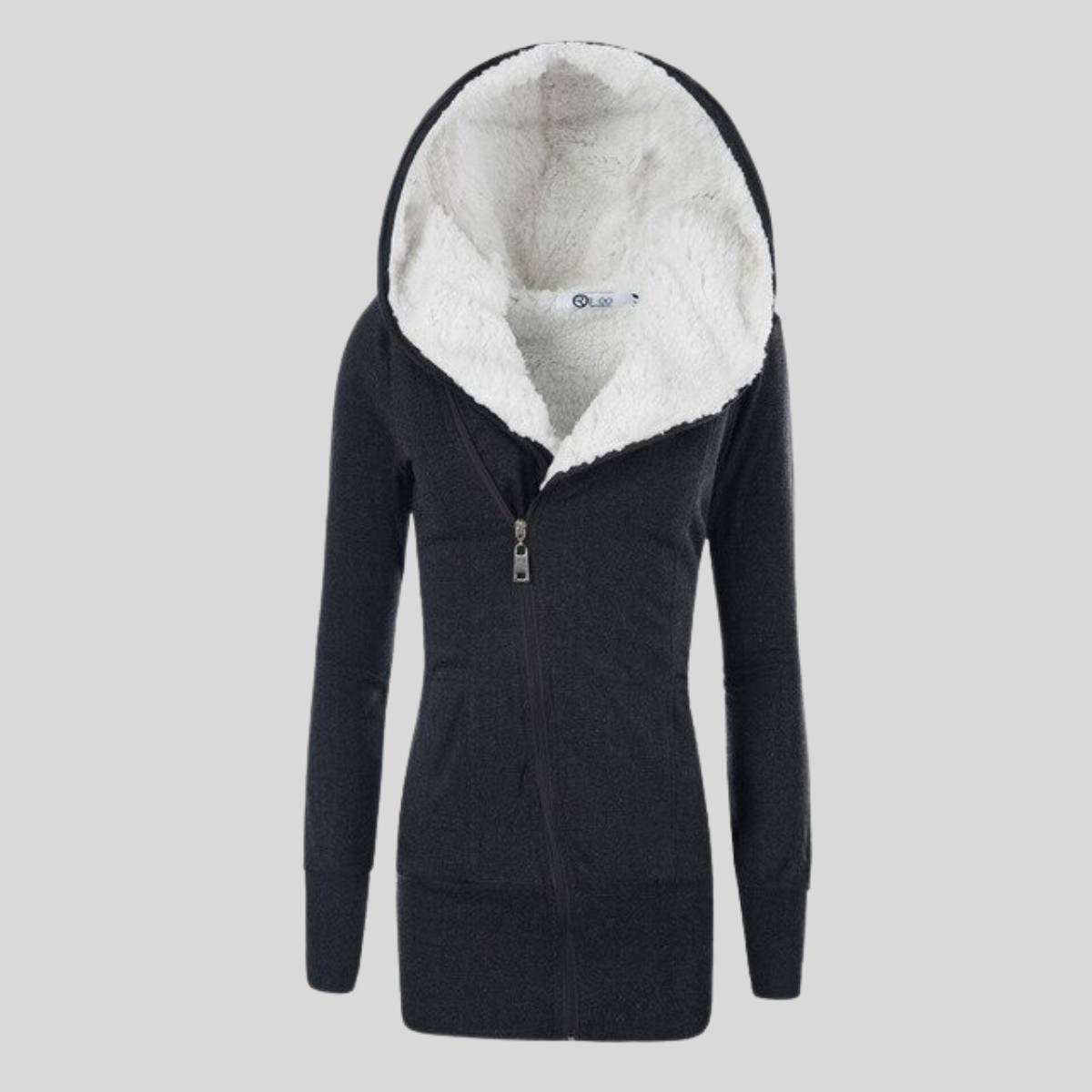 Chaqueta Polar Mujer Capucha Abrible