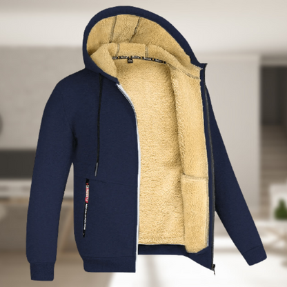 Chaqueta Invierno Abrigada con Capucha Suave