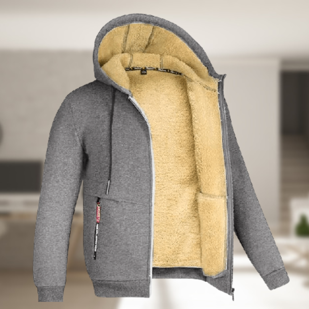 Chaqueta Invierno Abrigada con Capucha Suave