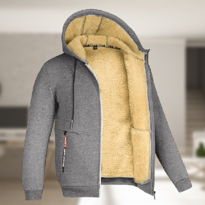 Chaqueta Invierno Abrigada con Capucha Suave