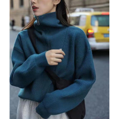 Sudadera Mujer Cuello Alto Abrible