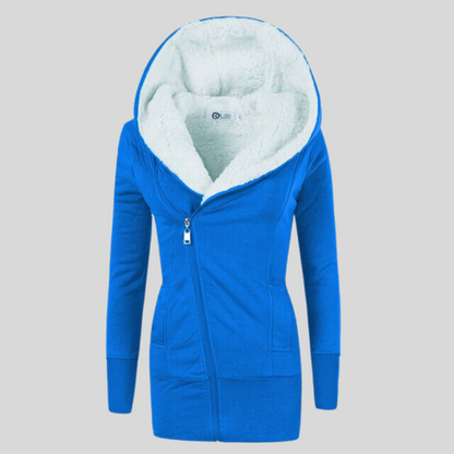 Chaqueta Polar Mujer Capucha Abrible
