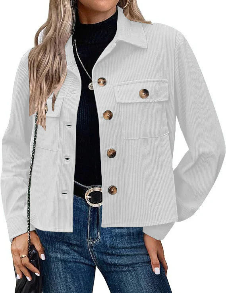 Chaqueta Pana Corta Estilosa - Vestiria