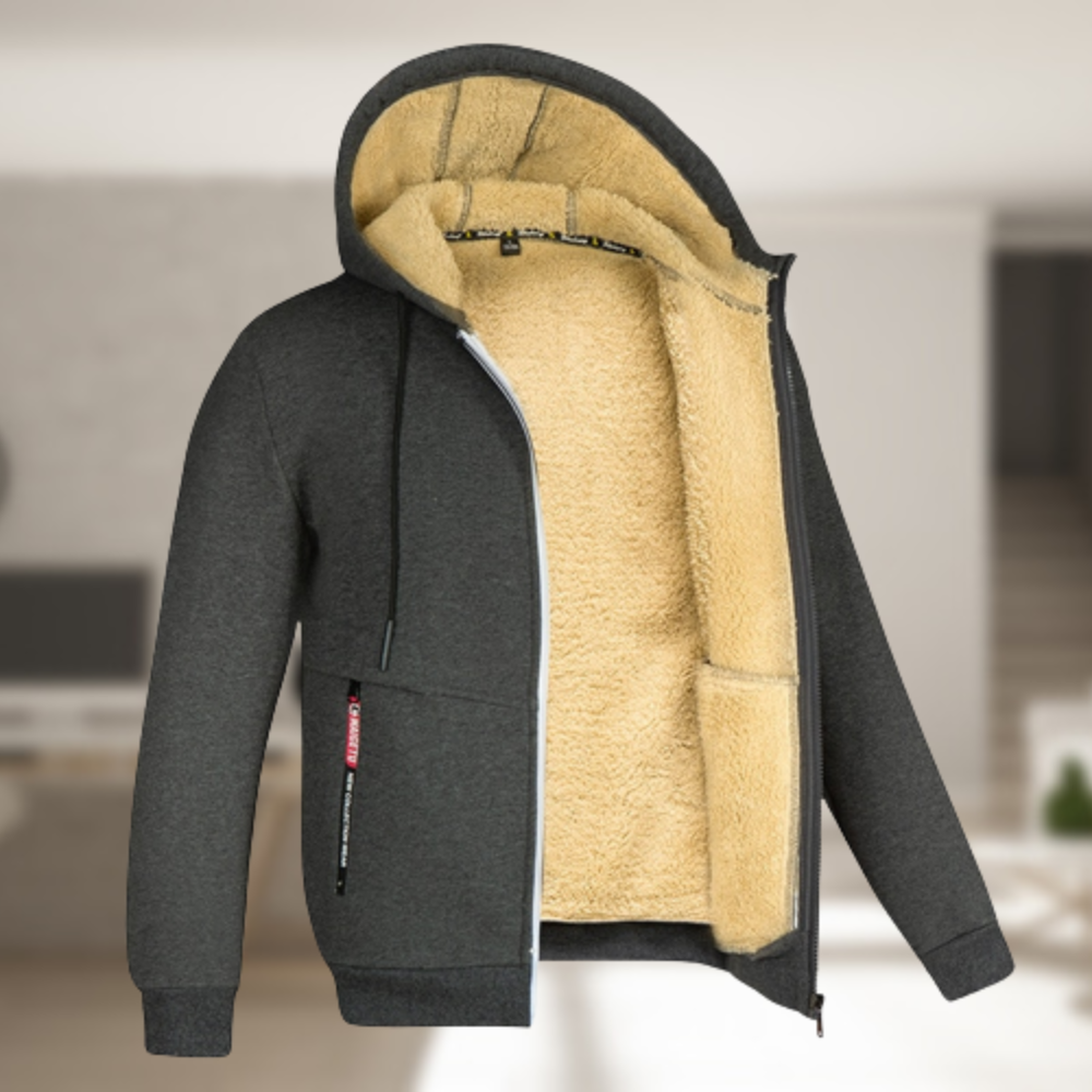 Chaqueta Invierno Abrigada con Capucha Suave - Vestiria