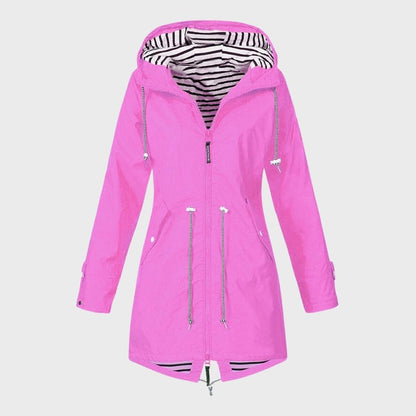 Abrigo Impermeable Mujer Invierno Largo