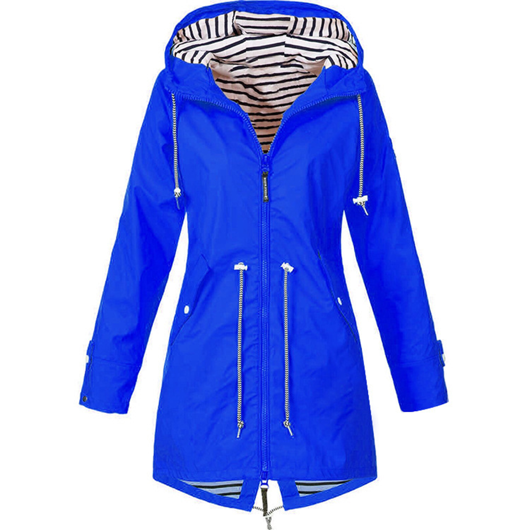 Chaqueta Impermeable Mujer con Capucha