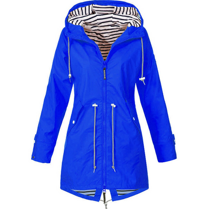 Chaqueta Impermeable Mujer con Capucha
