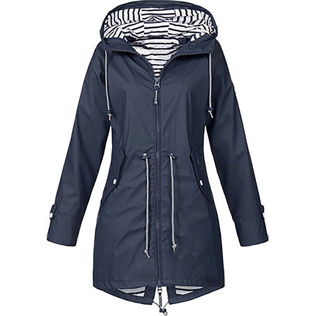 Chaqueta Impermeable Mujer con Capucha