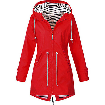Chaqueta Impermeable Mujer con Capucha
