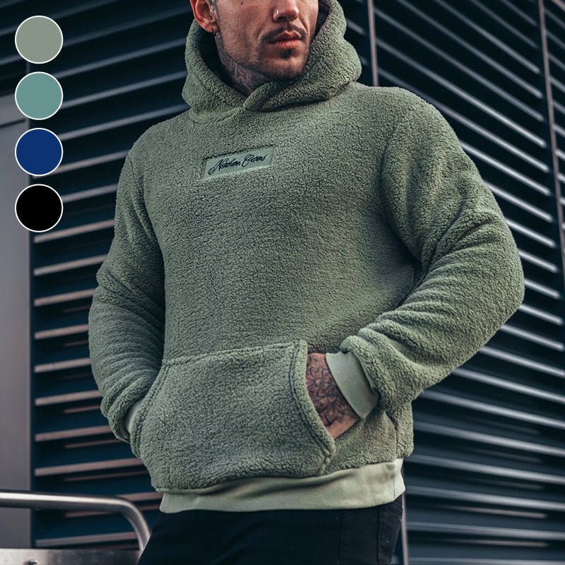 Sudadera de felpa cálida y elegante para hombre - Vestiria