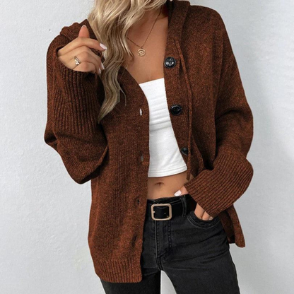 Sudadera Capucha Cuello Alto Cómoda