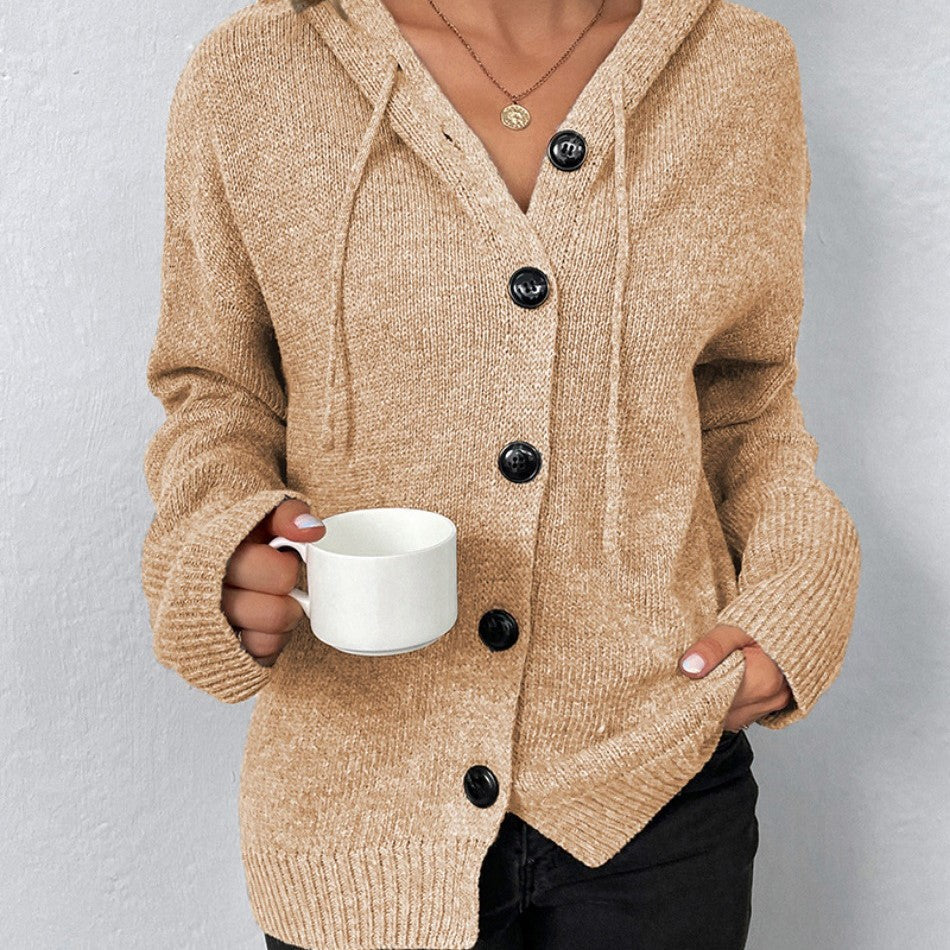 Sudadera Capucha Cuello Alto Cómoda