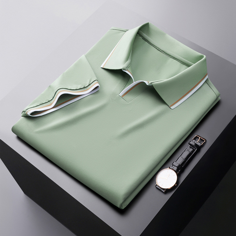 Polo Seda Liso Elegante - Vestiria