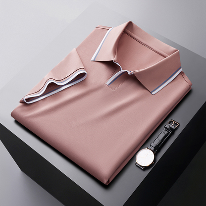 Polo Seda Liso Elegante