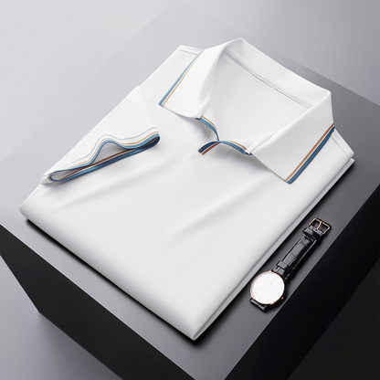 Polo Seda Liso Elegante