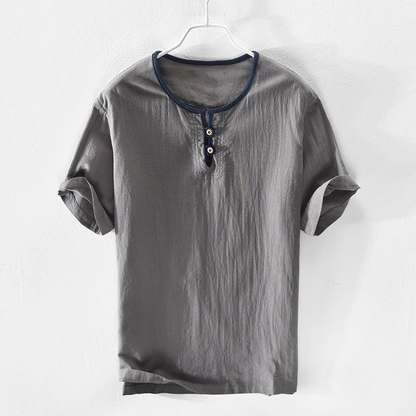 Camiseta Manga Larga de Algodón Natural