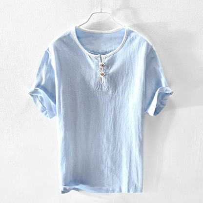 Camiseta Manga Larga de Algodón Natural