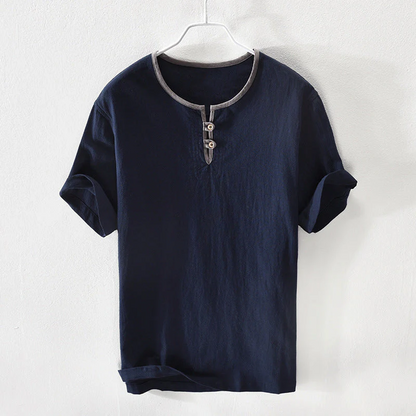 Camiseta Manga Larga de Algodón Natural - Vestiria